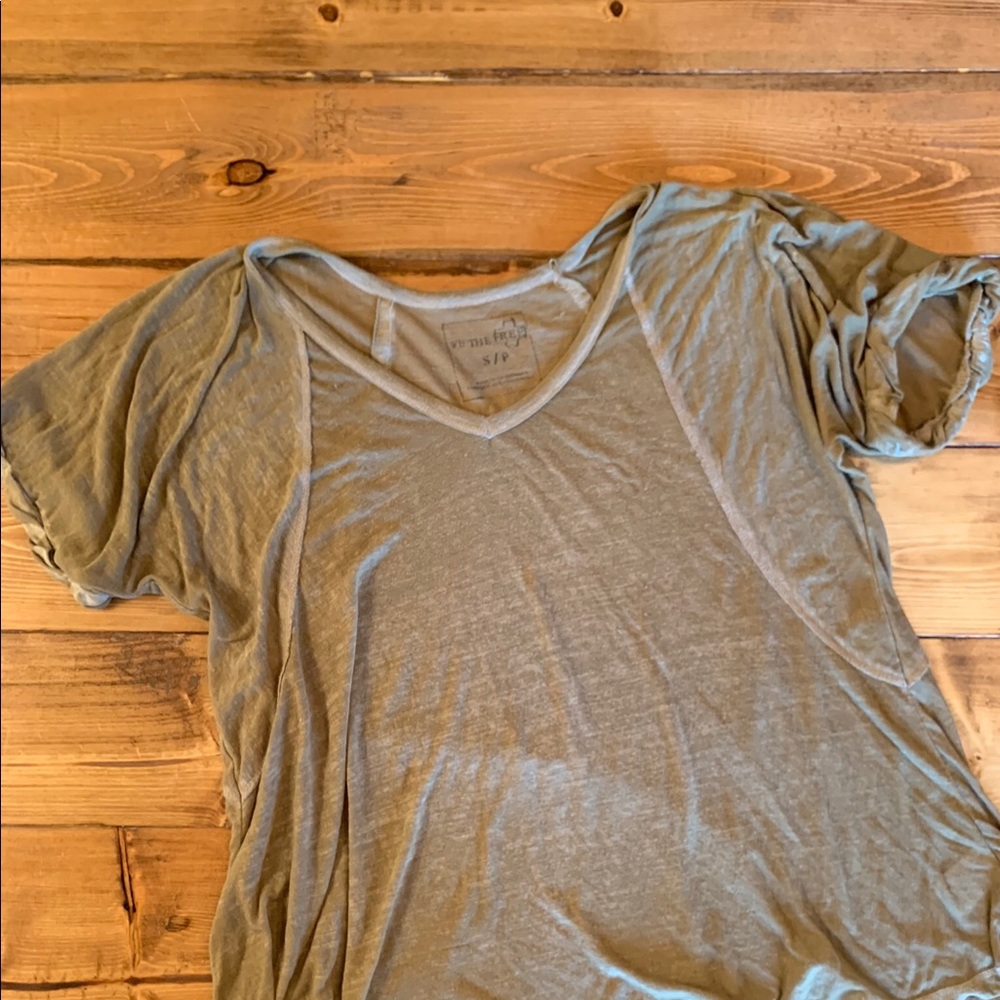 Free People We The Free olive green tee